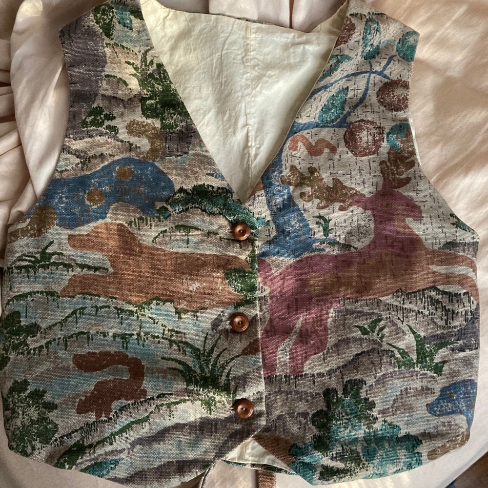 Cute funky handmade vest